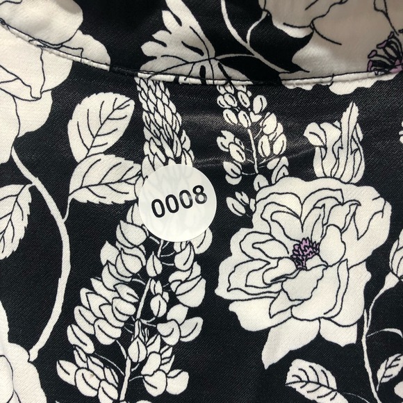 Anthropologie Black and White Floral Maxi Dress - Picture 9 of 9